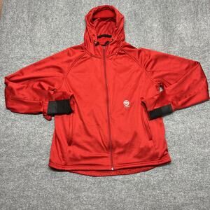 Loki All In One Tech Hoodie Mens XL Red Full Zip Tech Fleece Jacket Thumbhole